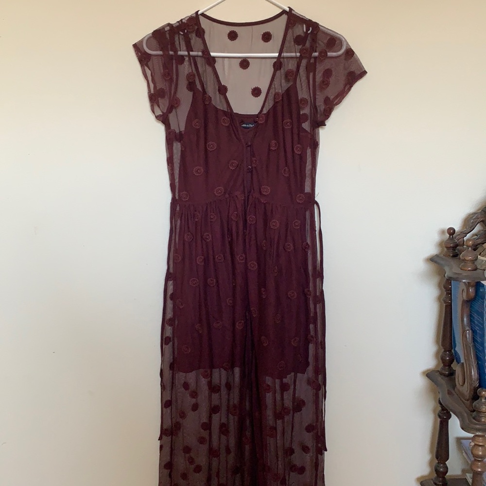 Cute mesh maxi dress!!